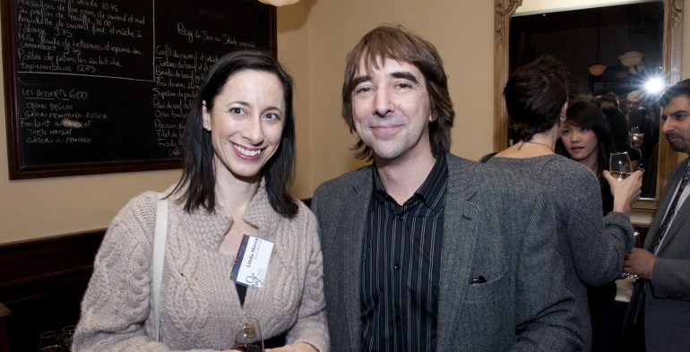 Linda Morra and Jason Camlot at 2011 awards gala