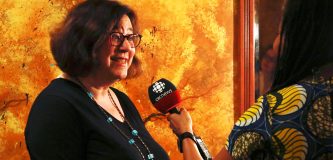 Lori Schubert at 2017 awards gala