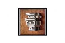 letter stamps spelling Poetry