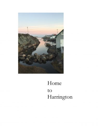 Photo of a landscape at dusk