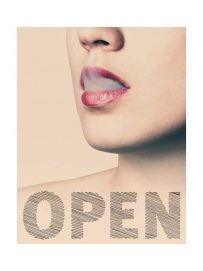 image of woman with smoke in her mouth