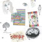 Collage of hand-drawn illustrations
