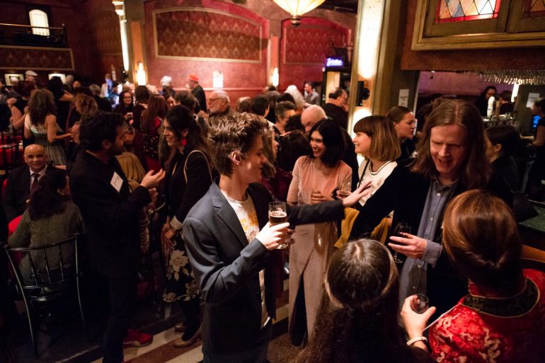 A crowd gathers at the 2019 QWF awards agala
