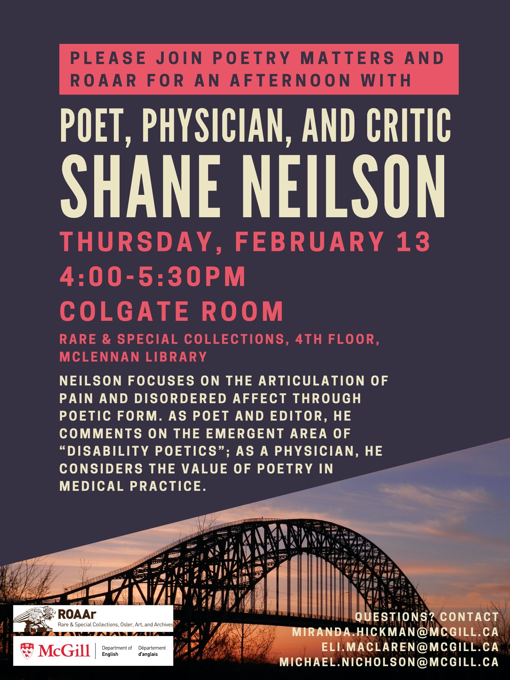 Poetry Matters – Shane Neilson