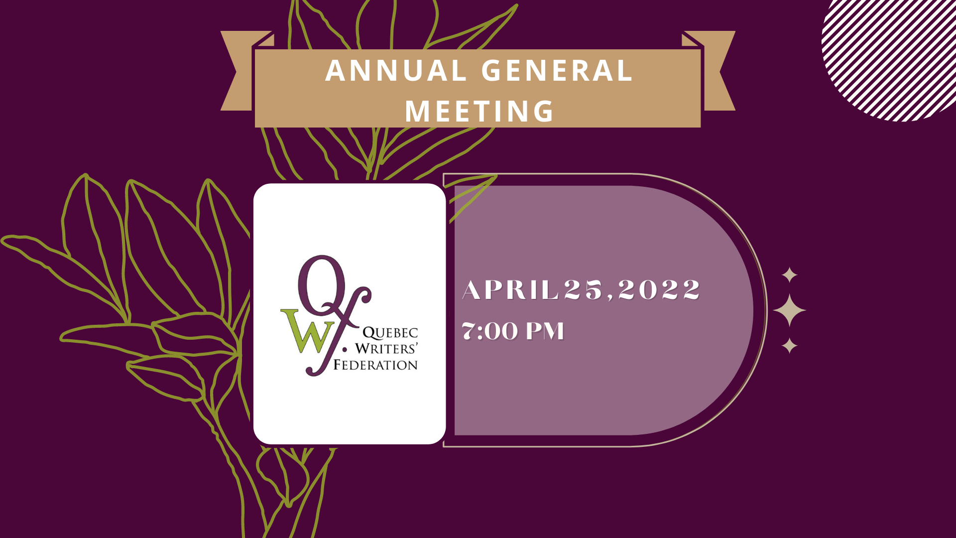QWF AGM Event Cover