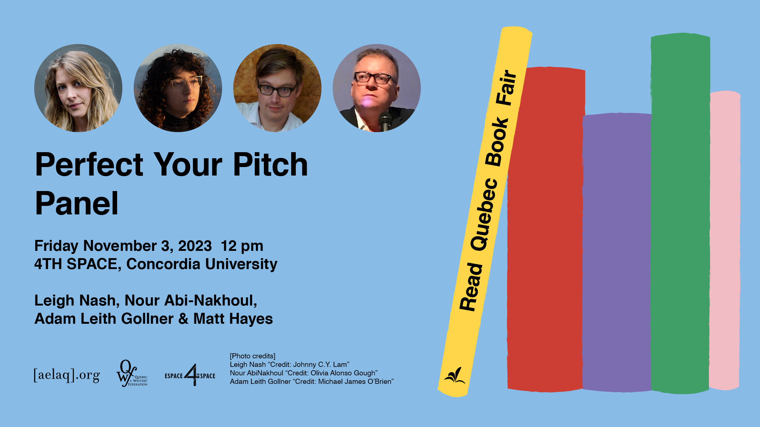 Perfect Your Pitch: Panel and Workshops