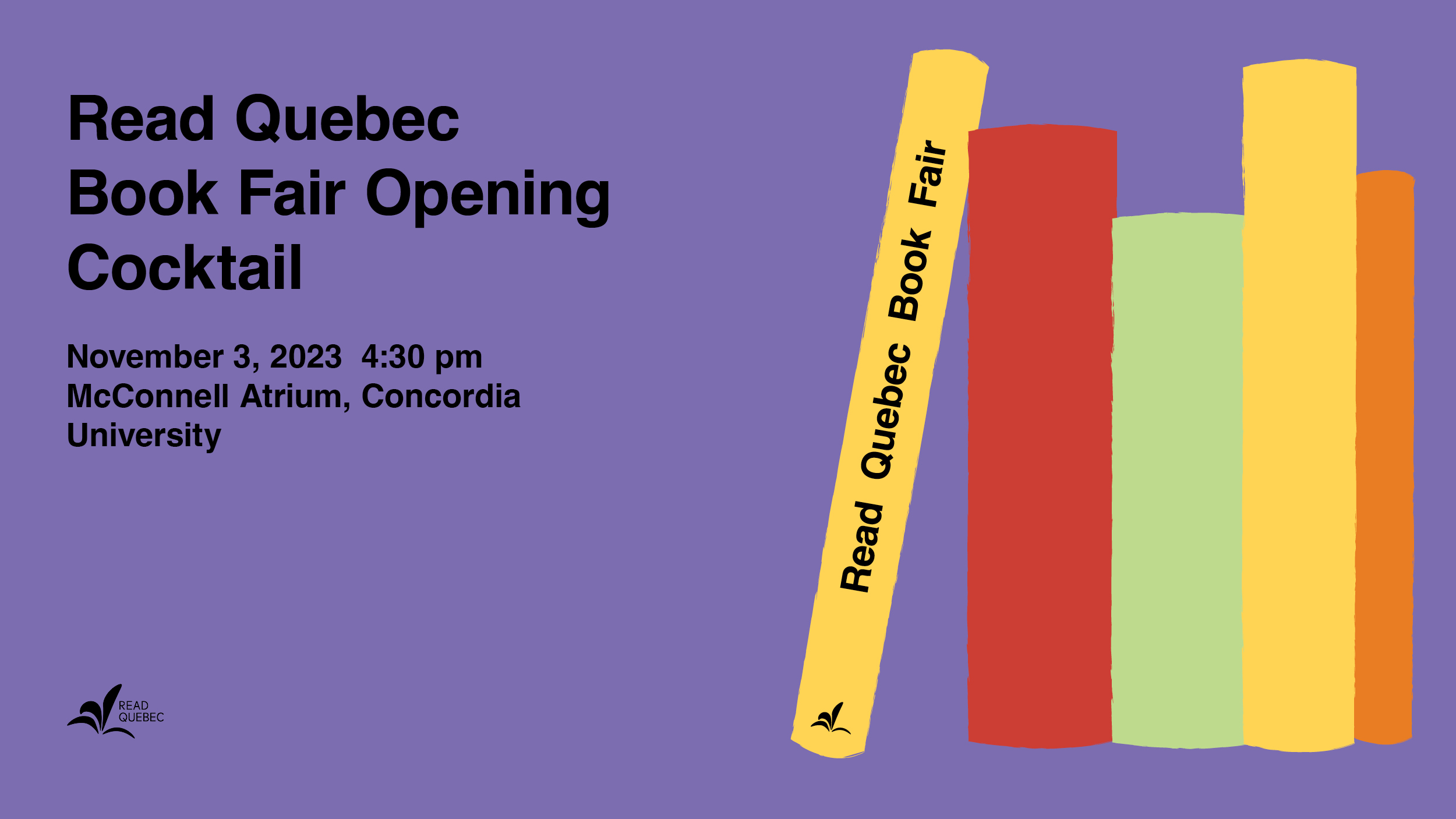 Read Quebec Book Fair Opening Cocktail