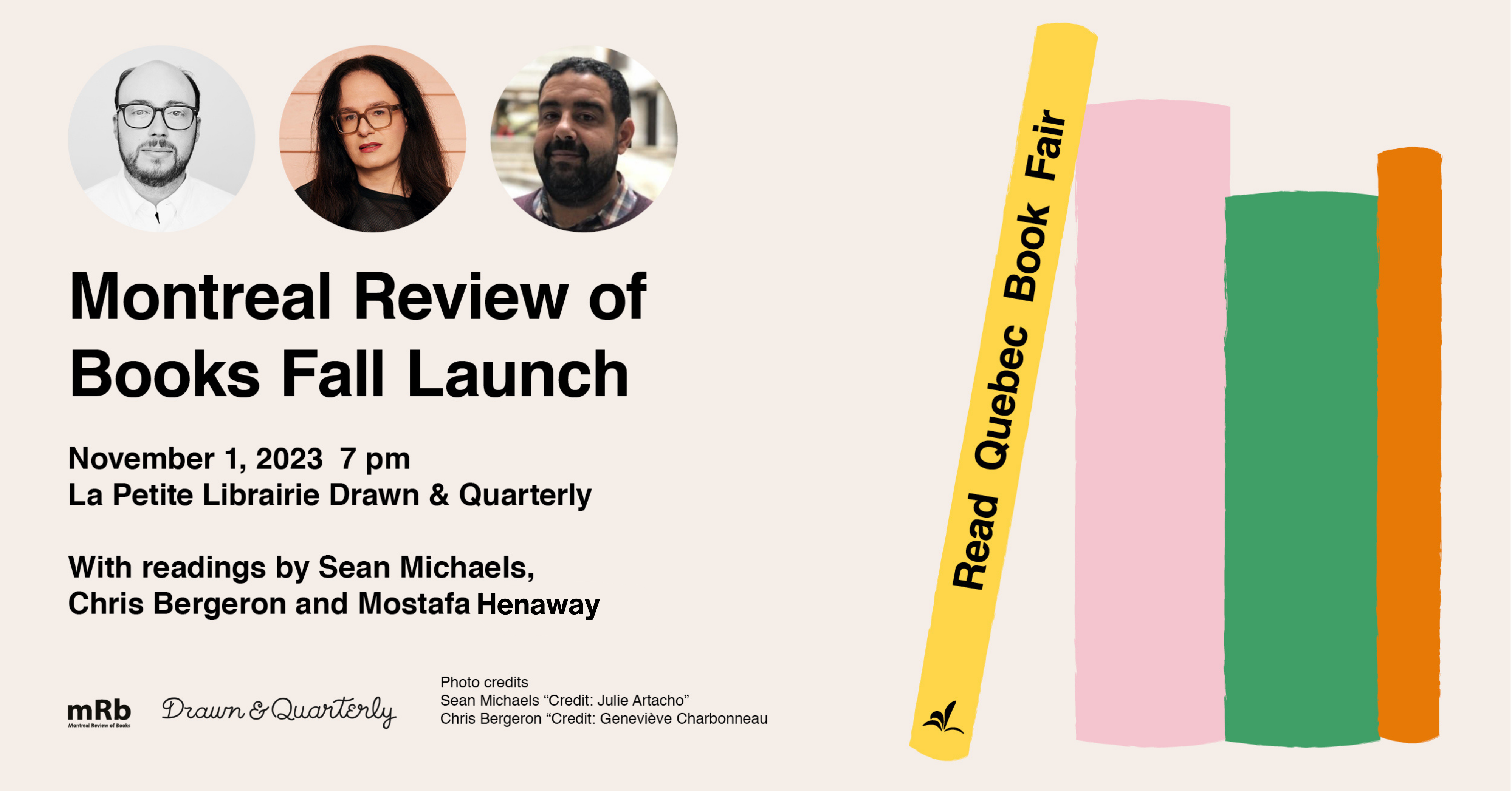 Montreal Review of Books Fall Launch