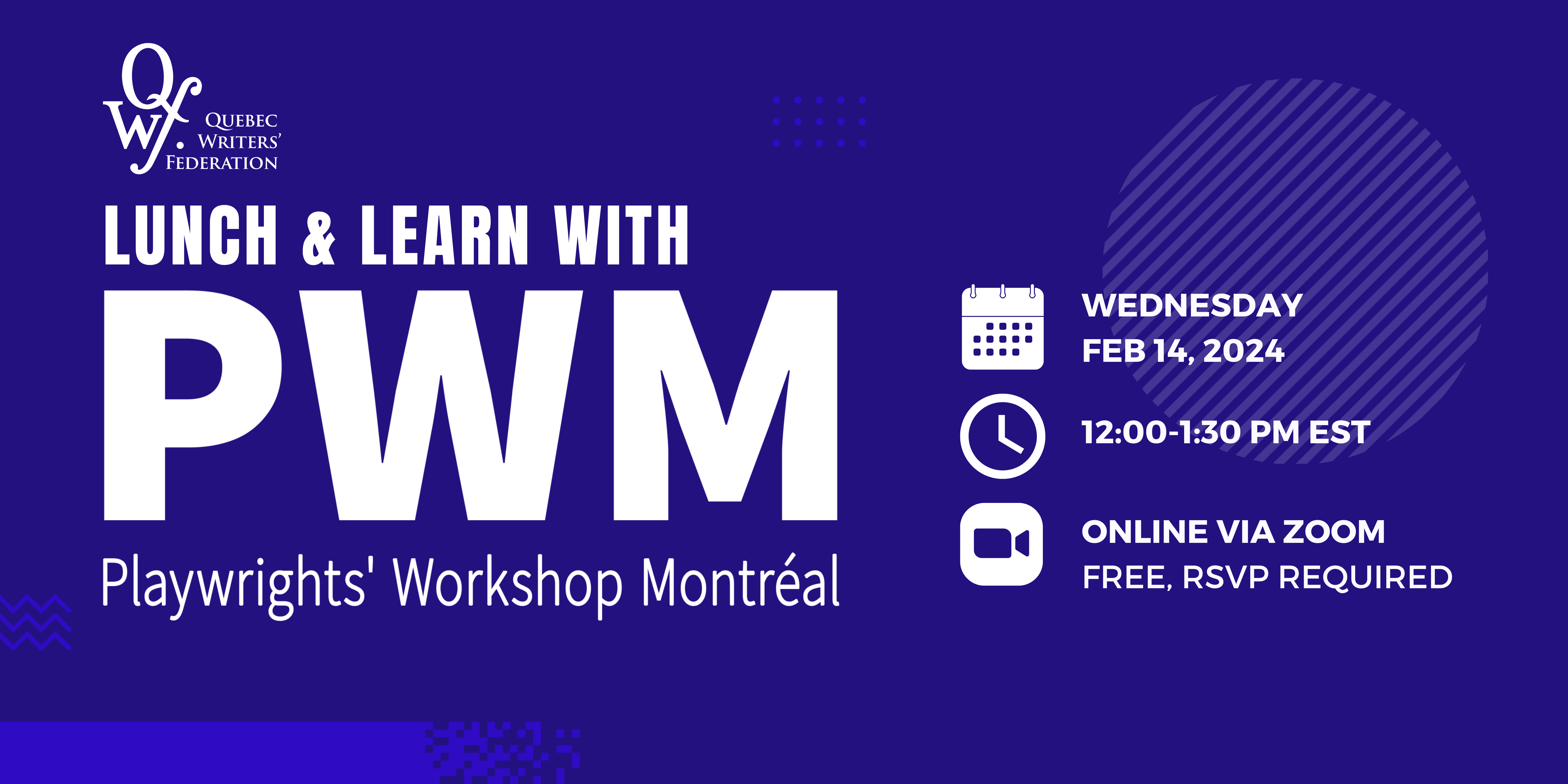 Lunch and Learn with Playwrights’ Workshop Montreal