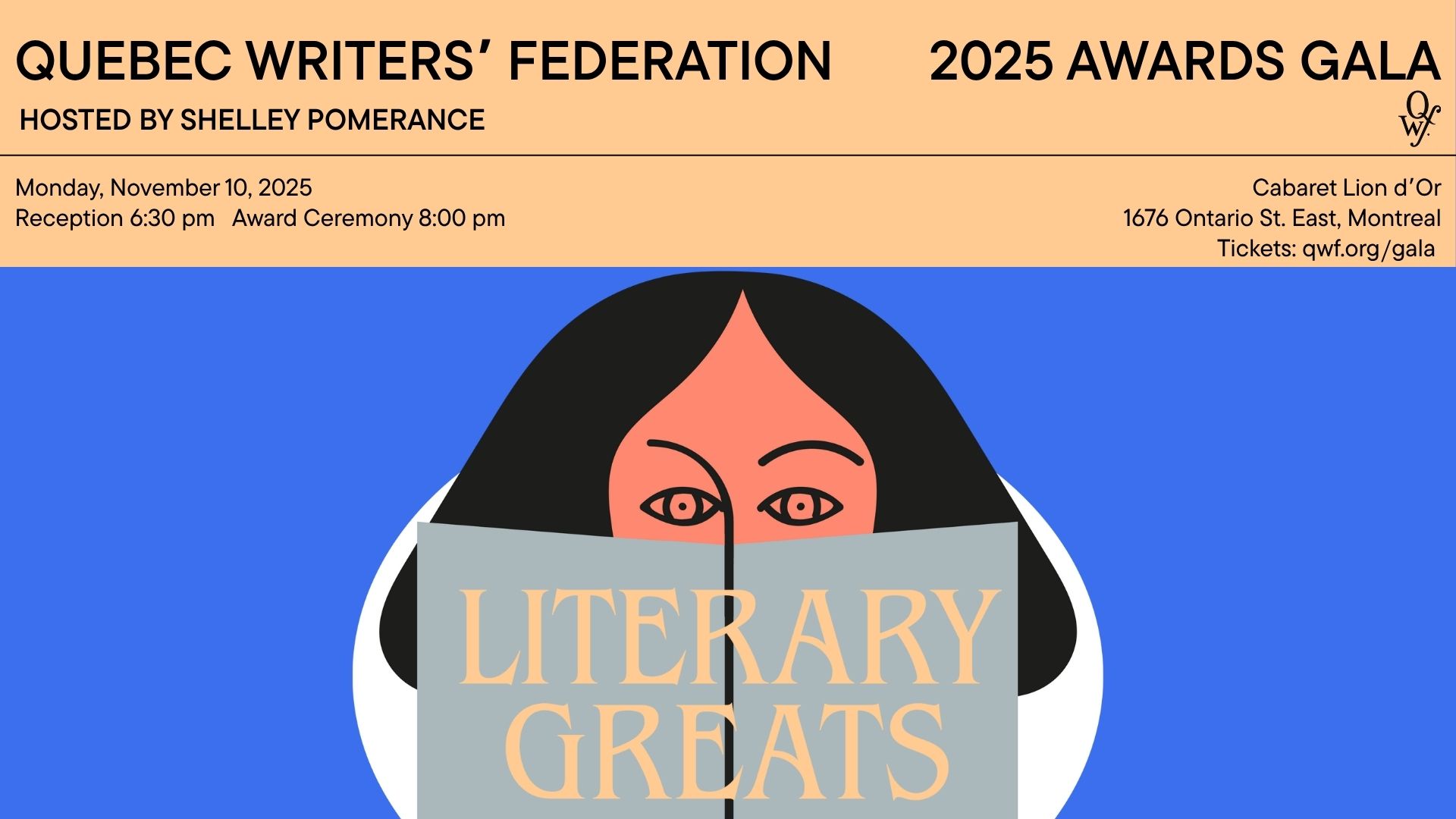 2025 QWF Gala Banner