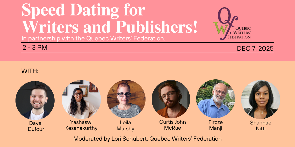 Speed Dating for Writers and Publishers!