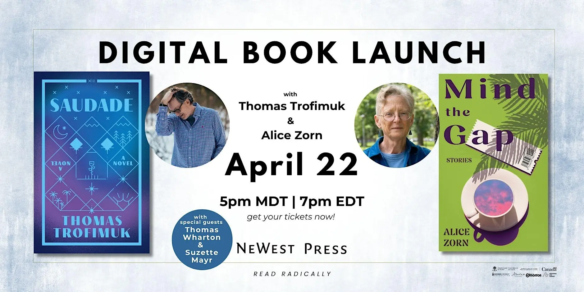 Saudade and Mind the Gap Digital Book Launch